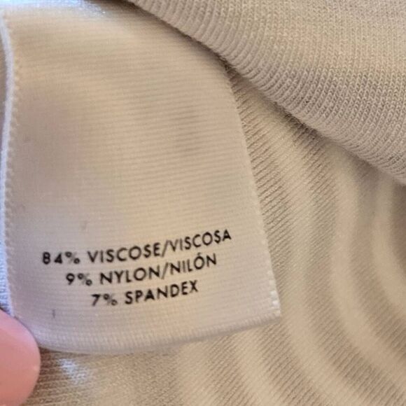 Ann Taylor Women's Structured Gold White Stripe Short Sleeve T-Shirt Medium - Picture 8 of 11